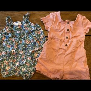 2T girls rompers Old Navy